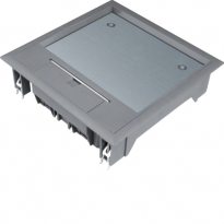 POKRYWA UCHYLNA VQ06 200X200MM WYKŁADZINA 12MM STAL SZARY PA TEHALIT.VE-EE - HAGER - VQ06127011