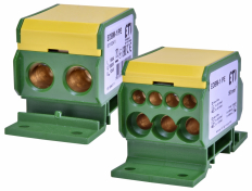 BLOK ROZDZIELCZY 160A (2X4-50MM2/3X2,5-25MM2+4X2,5-16MM2) ŻÓŁTO-ZIELONY EDBM-1/PE - ETI - 001102411