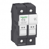 PODSTAWA BEZPIECZNIKA 10X38MM 2P 32A. - SCHNEIDER ELECTRIC - DF102