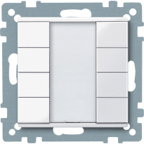 PRZYCISK POCZWÓRNY PLUS BIAŁY ACTIVE POŁYSK KNX SYSTEM M.  - SCHNEIDER ELECTRIC - MTN617425