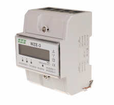 Trójfazowy licznik zużycia energii 80A,  MID - F&F - WZE-3