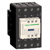 STYCZNIK MOCY AC1 60A 4P 1NO 1NC CEWKA 24VDC ZACISKI EVK SKRZYNKOWE TESYS D. - SCHNEIDER ELECTRIC - LC1DT60ABD