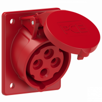 GNIAZDO TABLICOWE SKOŚNE TWIST  16A 400V 3P+Z 70x85mm  - PCE - 414-6