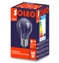 ŻARÓWKA WYSOKOTEMPERATUROWA E27 A55 40W SOLEO - HELIOS żarówki - WST-2621