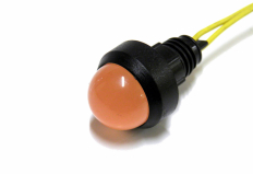 KONTROLKA DIODOWA, KLOSZ 20 MM, 230V POMARAŃCZOWY. - SIMET - 84520008