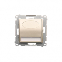 Oprawa oświetleniowa LED, 14 V DC, 0.42 W, białe ciepłe 3100 K; złoty mat !Wymagany zasilacz 14V - KONTAKT SIMON - DOS14.01/44