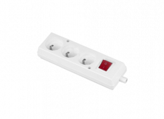 GNIAZDO PRZENOŚNE WTYCZKOWE POJEDYŃCZE 16A 3X2P+Z 250V ROZBIERALNE BIAŁY - PLASTROL - GN-370WS BIAŁY