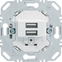 MECHANIZM GNIAZDA USB ŁADOWANIA 3.0A 230V BIAŁY MAT ONE.PLATFORM - HAGER - 260209