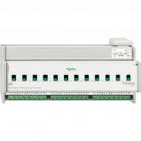 KNX aktor załączający REG-K 12x 16 A jasnoszary z uruch. ręcz. i det. prądu - SCHNEIDER ELECTRIC - MTN648495