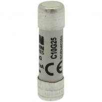 WKŁADKA BEZPIECZNIKOWA 10X38MM 25A GG ZWŁOCZNA - EATON - C10G25