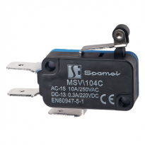 ŁĄCZNIK MINIATUROWY DŹWIGNIA Z ROLKĄ KRÓTKA - SPAMEL - MSV\104C