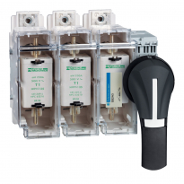 UCHWYT OBROTOWY BEZPOŚREDNI PRZEDNI 100/400A IP65 CZARNY - SCHNEIDER ELECTRIC - GS2AH530