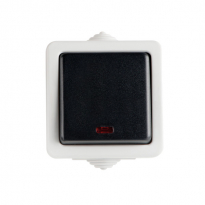 Łącznik jednobiegunowy LED TEKNO 05-1110-143 sz  - KANLUX - 25353