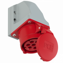 GNIAZDO STAŁE 7- STYKOWE 16A 400V 5P+Z+N  - PCE - 117-6v