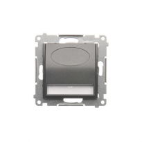 Oprawa oświetleniowa LED, 14 V DC, 0.42 W, białe ciepłe 3100 K; antracyt !Wymagany zasilacz 14V - KONTAKT SIMON - DOS14.01/48