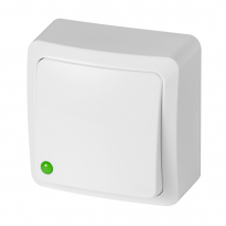 ŁĄCZNIK KRZYŻOWY BIAŁY IP20 BERG - ELEKTRO-PLAST NASIELSK - 3715-00