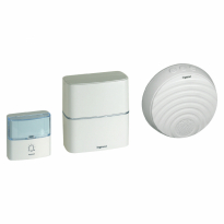 DZWONEK BEZPRZEWODOWY SERENITY Z DODATKOWYM ODBIORNIKIEM COMFORT 230V - BIAŁY - ZESTAW - LEGRAND - 094272