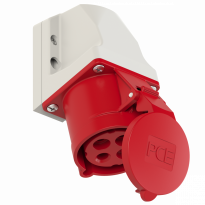GNIAZDO STAŁE, obudowa mała 32A 400V 3P+Z  mała obudowa - PCE - 124-6k