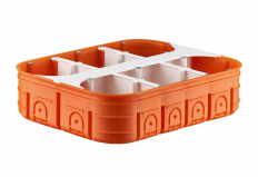 PUSZKA PODTYNKOWA 6-POLOWA 6 X 60 MM, MULTIWALL, POMARAŃCZOWA M6X60F - SIMET - 33310008