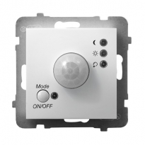 ELEKTRONICZNY CZUJNIK RUCHU BIAŁY ARIA. - OSPEL - ŁP-16U/m/00