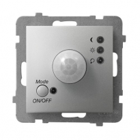 ELEKTRONICZNY CZUJNIK RUCHU SREBRO ARIA. - OSPEL - ŁP-16U/m/18