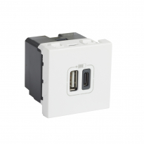 ŁADOWARKA USB TYP A+C 3A 2M BIAŁY MOSAIC - LEGRAND - 077592