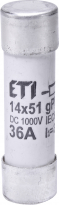 WKŁADKA TOPIKOWA CYLINDRYCZNA PV CH14X51 GPV 16A/1000V DC - ETI - 002637105