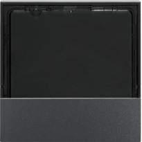 Element centralny do regulatora temperatury i pokojowego, antracyt mat, lakierowany KNX e/s B.x. - HAGER - 80960185