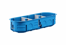 PUSZKA PODTYNK FI 3X60X45 POTRÓJNA DO PUSTYCH ŚCIAN  PŁYTKA NIEBIESKI MULTIBOX P3X60K - SIMET - 32324203