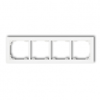 DECO Ramka poczwórna  Deco SOFT - KARLIK - 25DR-4