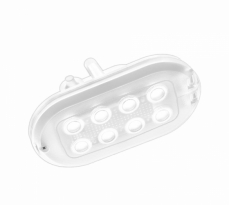 PLAFONIERA TECHNICZNA LED 3.4W 370LM 4000K IP44 KANAŁOWA OVAL - LENA LIGHTING - 233548