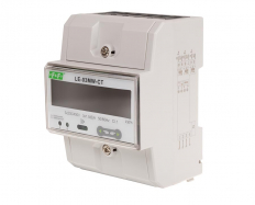 Dwutaryfowy licznik energii elektrycznej, 3-fazowy, 2-kierunkowy z Modbus RTU, do pomairu półpośredniego - F&F - LE-03MW-CT