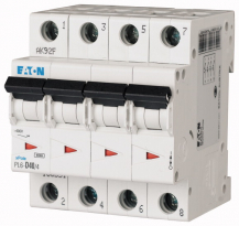 Wyłącznik nadprądowy 6kA PL6-B50/4. - EATON - 166504