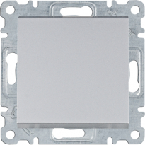 ŁĄCZNIK UNIWERSALNY SCHODOWY 10AX 250V IP20 SREBRNY LUMINA INTENSE - HAGER - WL0022