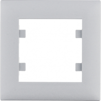 RAMKA POJEDYNCZA SREBRNY LUMINA INTENSE - HAGER - WL5512