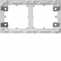 lumina intense Adapter natynkowy 2-krotny, biały - HAGER - WL5820