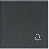 lumina Klawisz z symbolem „Dzwonek", czarny - HAGER - WL6013