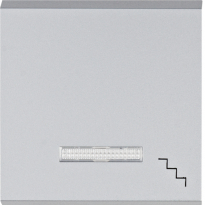 lumina Klawisz kontrolny z symbolem „Schody", srebrny - HAGER - WL6132