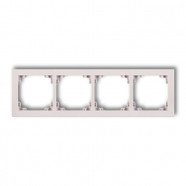 DECO PASTEL RAMKA 4-KROTNA MATT - KARLIK - 40DR-4