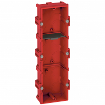 PUSZKA POTRÓJNA PRZELOTOWA DO ŚCIAN MUROWANYCH 40 MM BATIBOX - LEGRAND - 080143