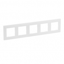 RAMKA PIĘCIOKROTNA BIAŁY NILOE STEP - LEGRAND - 863195