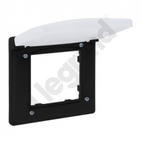 RAMKA POJEDYNCZA IP44 CZARNY NILOE STEP - LEGRAND - 863596