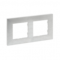 RAMKA PODWÓJNA SZCZOTKOWANE ALUMINIUM NILOE STEP - LEGRAND - 863892