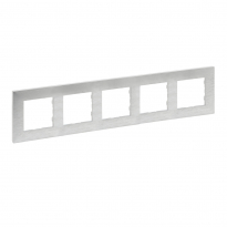 RAMKA PIĘCIOKROTNA SZCZOTKOWANE ALUMINIUM NILOE STEP - LEGRAND - 863895