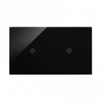 Panel dotykowy S54 Touch, 2 moduły, 1 pole dotykowe + 1 pole dotykowe, zastygła lawa - KONTAKT SIMON - DSTR211/73
