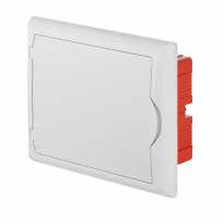 ROZDZIELNIA RP 1/8 (N+PE) IP 40 DRZWI BIAŁE ECONOMIC BOX - ELEKTRO-PLAST NASIELSK - 2512-00