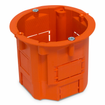 PUSZKA PODTYNK FI 60X60 GŁĘBOKA POMARAŃCZOWY  - PLASTROL - PK-60/60M