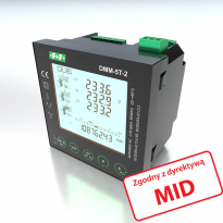 Multimetr panelowy z komunikacją Modbus RTU MID - F&F - DMM-5T-2