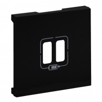 NS:CZ PLAK USB A+A 2.4 A CZARN - LEGRAND - 864524