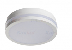 PLAFONIERA LED IP54 18W 1550lm 4000K Z MIKROFALOWYM CZUJNIKIEM RUCHU BIAŁY BENO NW-O-SE W - KANLUX - 32944
